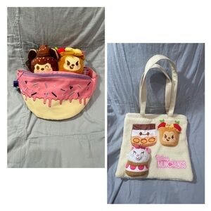 NEW‎ Disney Munchlings Baked Treats Fanny Pack & Tote Bag - Mickey Minnie Marie
